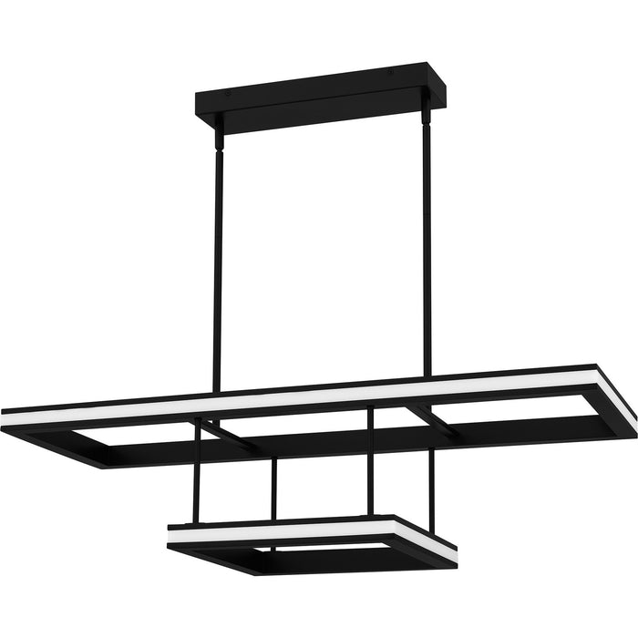 Quoizel PCAYD238MBK LED Linear Chandelier, Matte Black