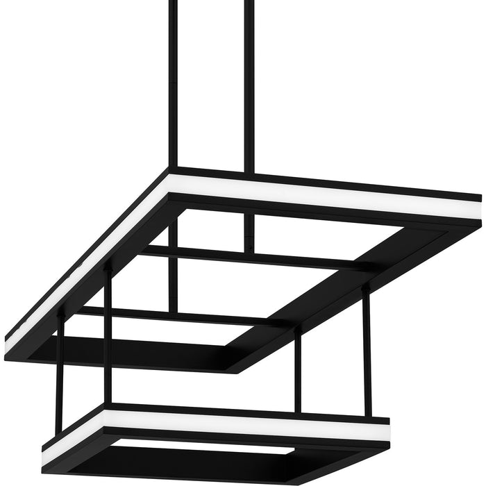 Quoizel PCAYD238MBK LED Linear Chandelier, Matte Black