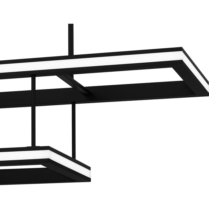 Quoizel PCAYD238MBK LED Linear Chandelier, Matte Black