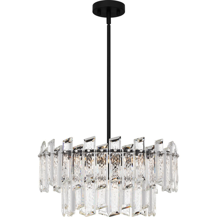 Quoizel PCDIN2819MBK Six Light Pendant, Matte Black