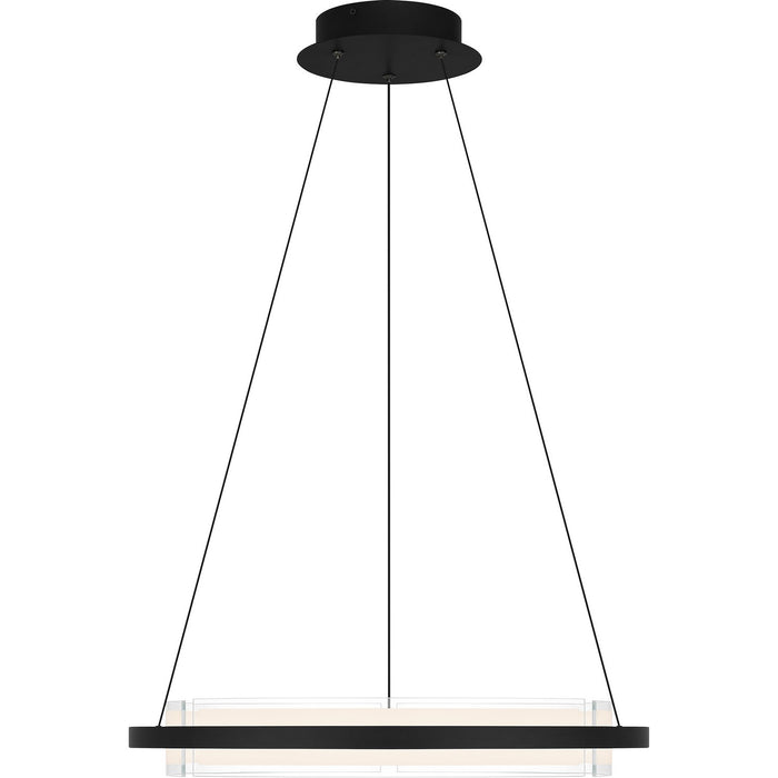 Quoizel PCMLK2820MBK LED Pendant, Matte Black