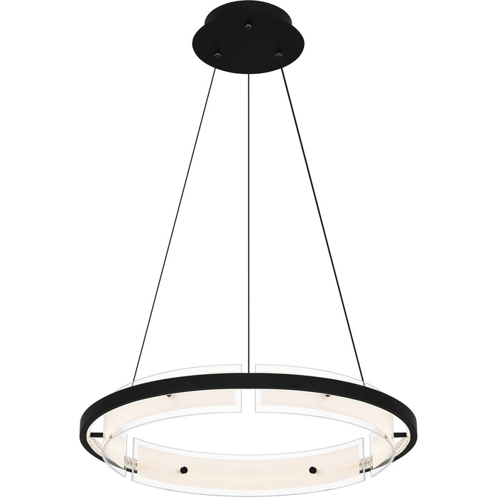 Quoizel PCMLK2820MBK LED Pendant, Matte Black