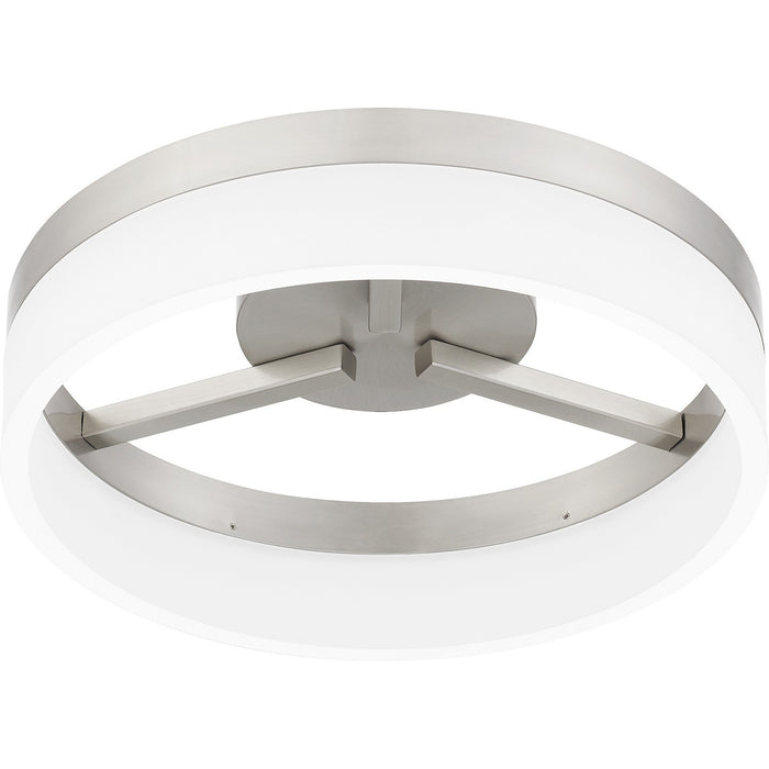 Quoizel PCOH1608BN LED Flush Mount, Brushed Nickel
