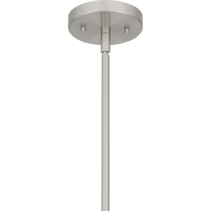 Quoizel PNG5028BN Six Light Chandelier, Brushed Nickel