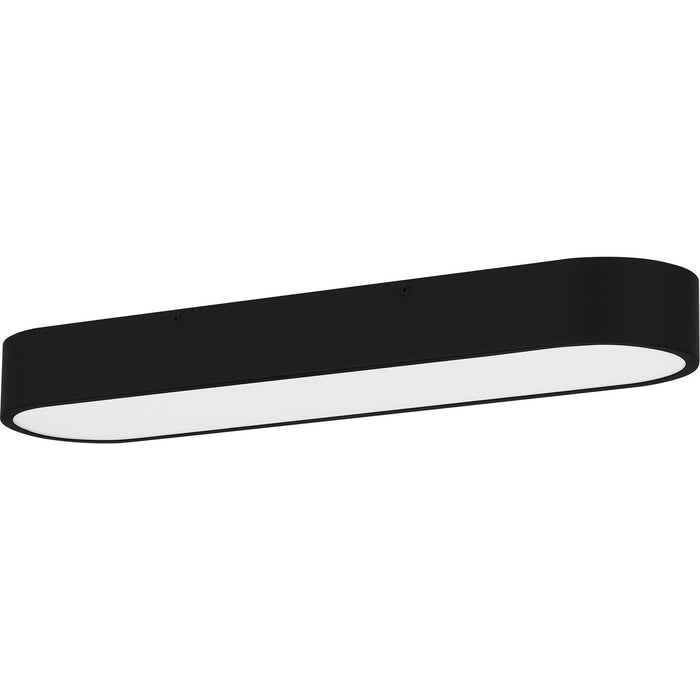 Quoizel QFL6155MBK LED Flush Mount, Matte Black