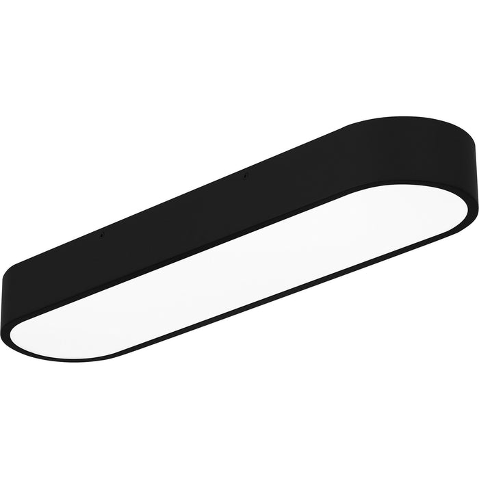 Quoizel QFL6155MBK LED Flush Mount, Matte Black