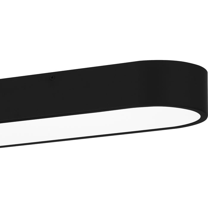 Quoizel QFL6155MBK LED Flush Mount, Matte Black
