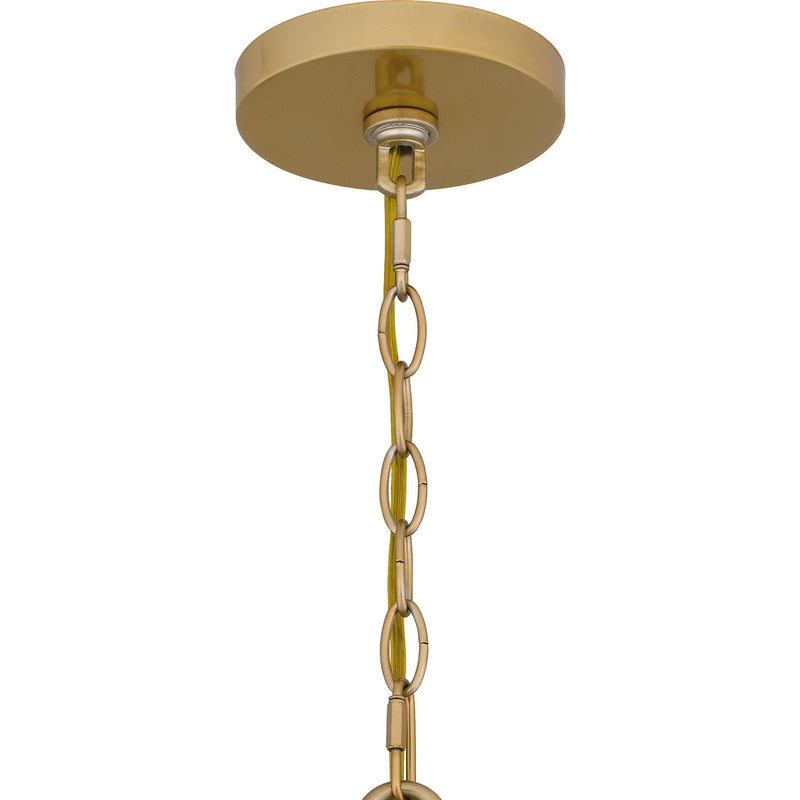 Quoizel QP6170LG Four Light Pendant, Light Gold