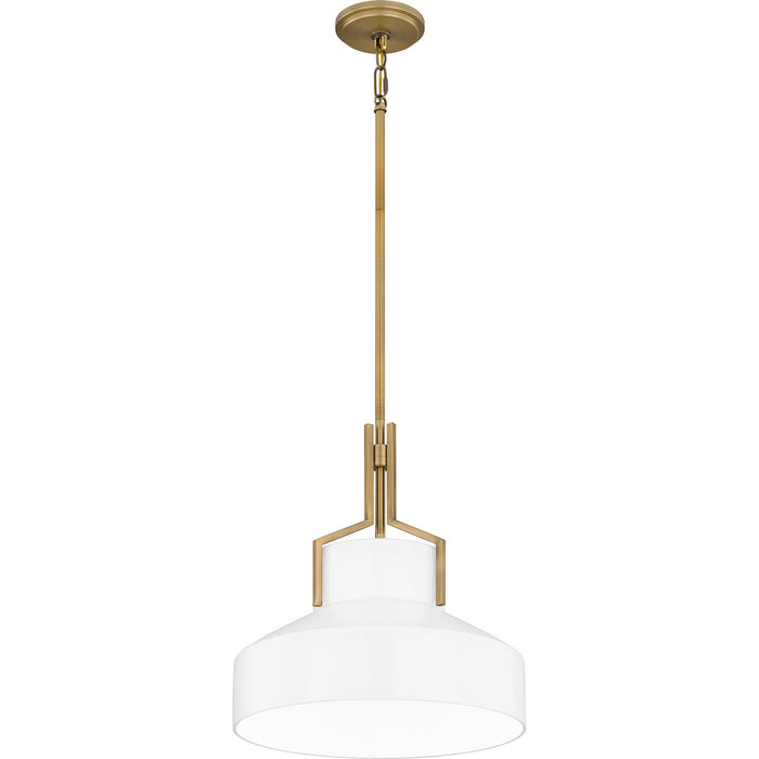 Quoizel QP6194AB Two Light Pendant, Aged Brass