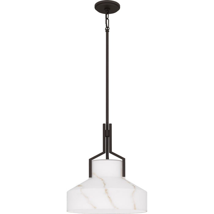Quoizel QP6194OZ Two Light Pendant, Old Bronze