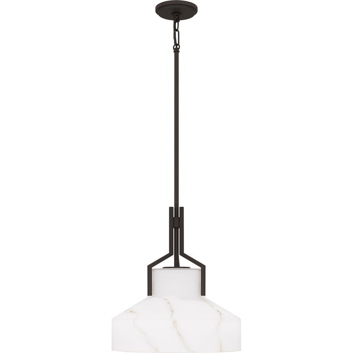 Quoizel QP6194OZ Two Light Pendant, Old Bronze