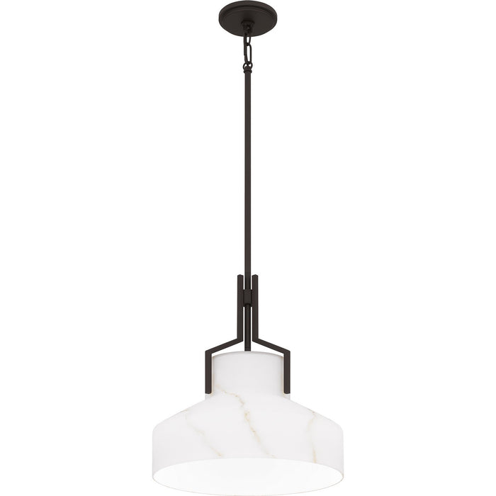 Quoizel QP6194OZ Two Light Pendant, Old Bronze