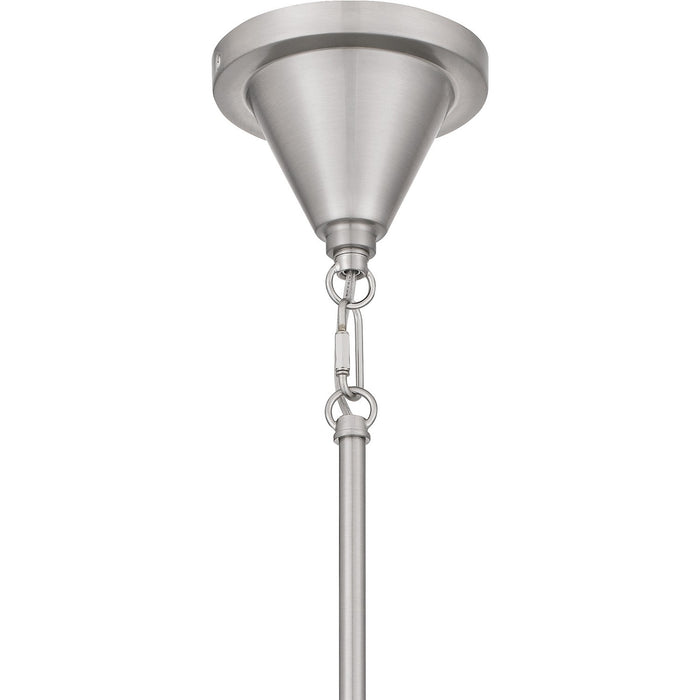 Quoizel QPP6160BN One Light Mini Pendant, Brushed Nickel