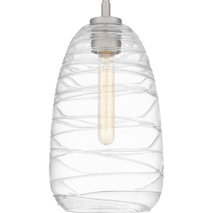 Quoizel QPP6165BN One Light Mini Pendant, Brushed Nickel