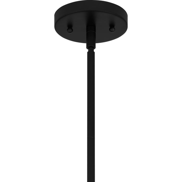 Quoizel QPP6165MBK One Light Mini Pendant, Matte Black