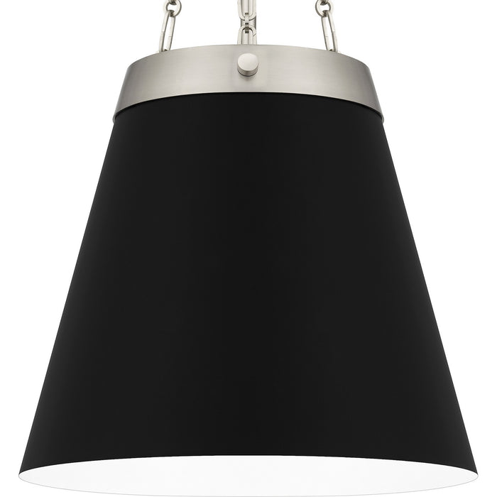 Quoizel QPP6183BN One Light Pendant, Brushed Nickel