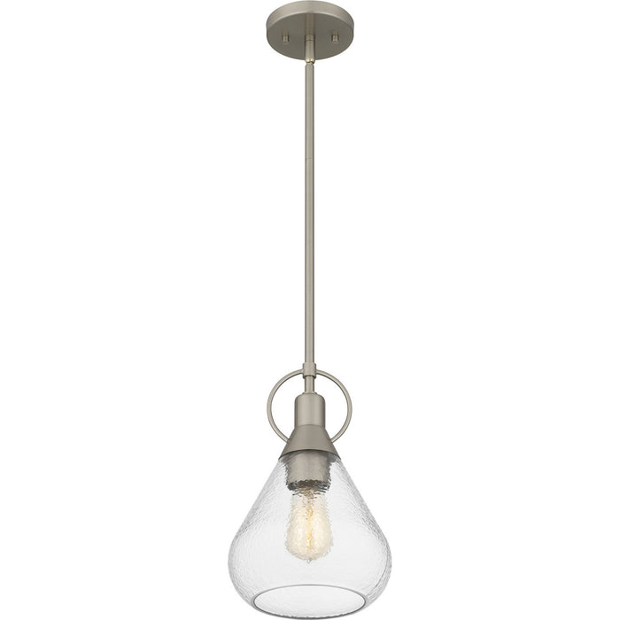 Quoizel QPP6187BN One Light Mini Pendant, Brushed Nickel