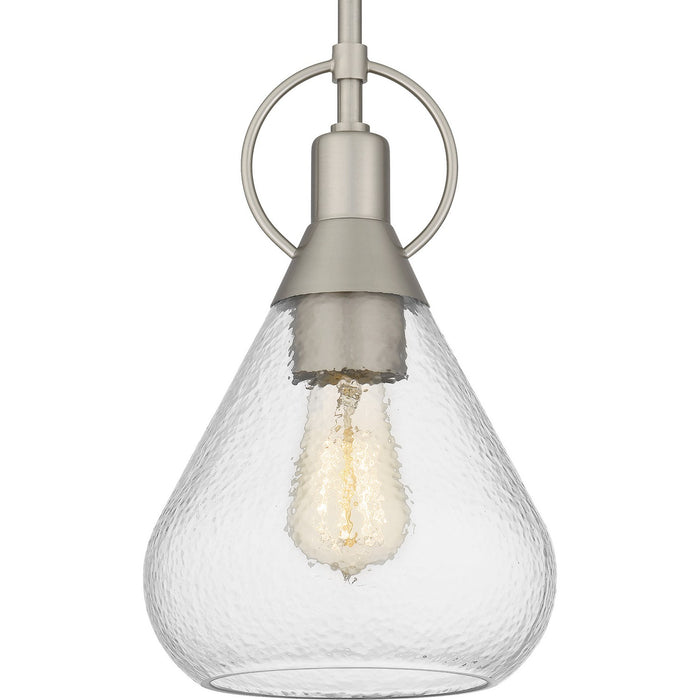 Quoizel QPP6187BN One Light Mini Pendant, Brushed Nickel