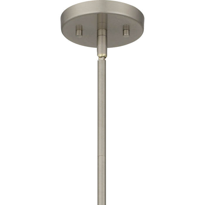 Quoizel QPP6187BN One Light Mini Pendant, Brushed Nickel