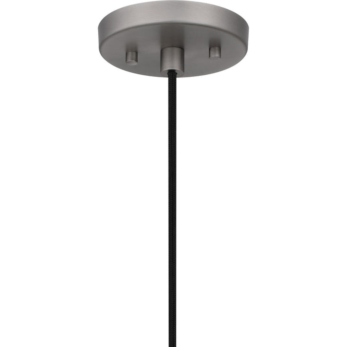 Quoizel QPP6190AN One Light Mini Pendant, Antique Nickel