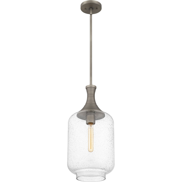 Quoizel QPP6197AN One Light Pendant, Antique Nickel