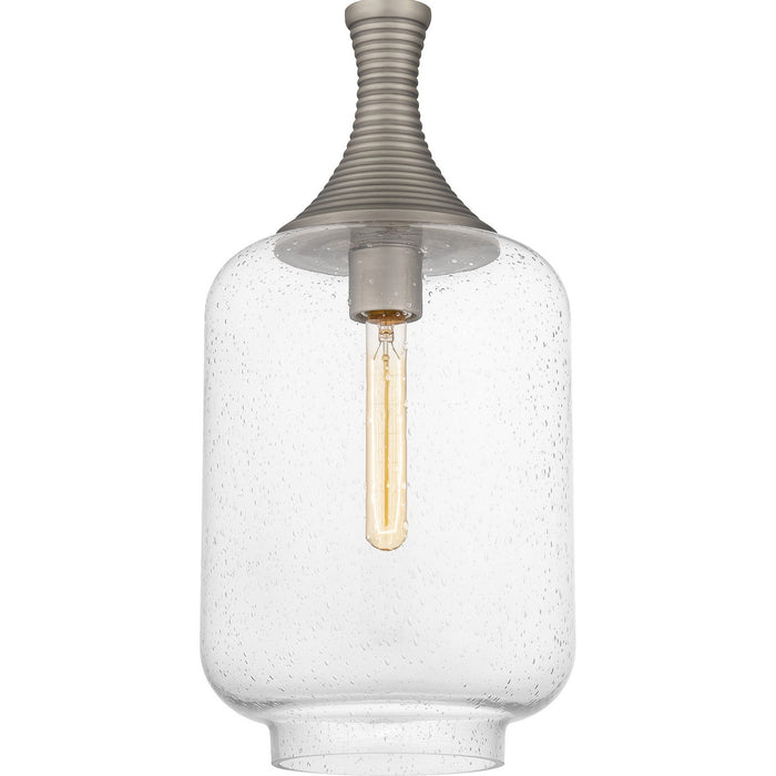 Quoizel QPP6197AN One Light Pendant, Antique Nickel