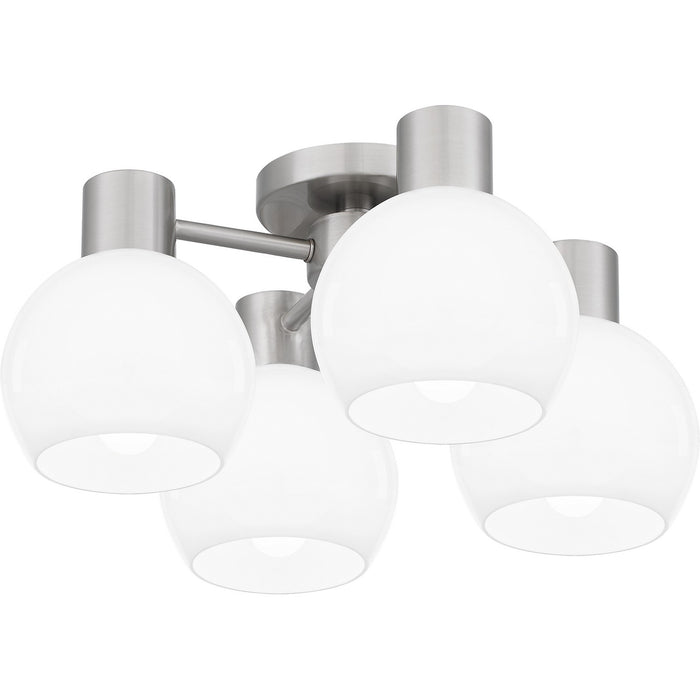 Quoizel QSF6199BN Four Light Semi Flush Mount, Brushed Nickel