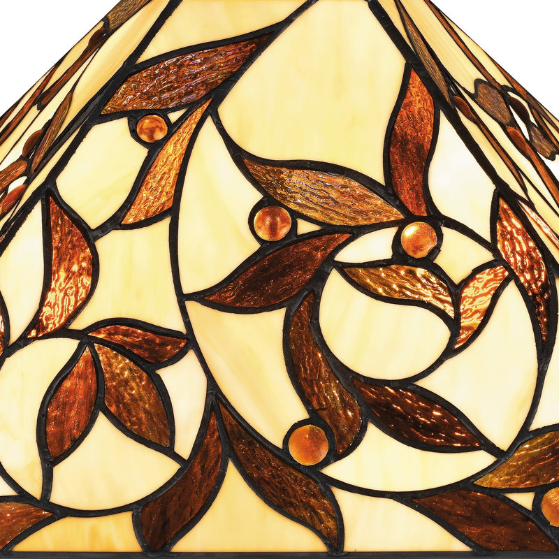 Quoizel TF6154MBK Two Light Table Lamp, Matte Black