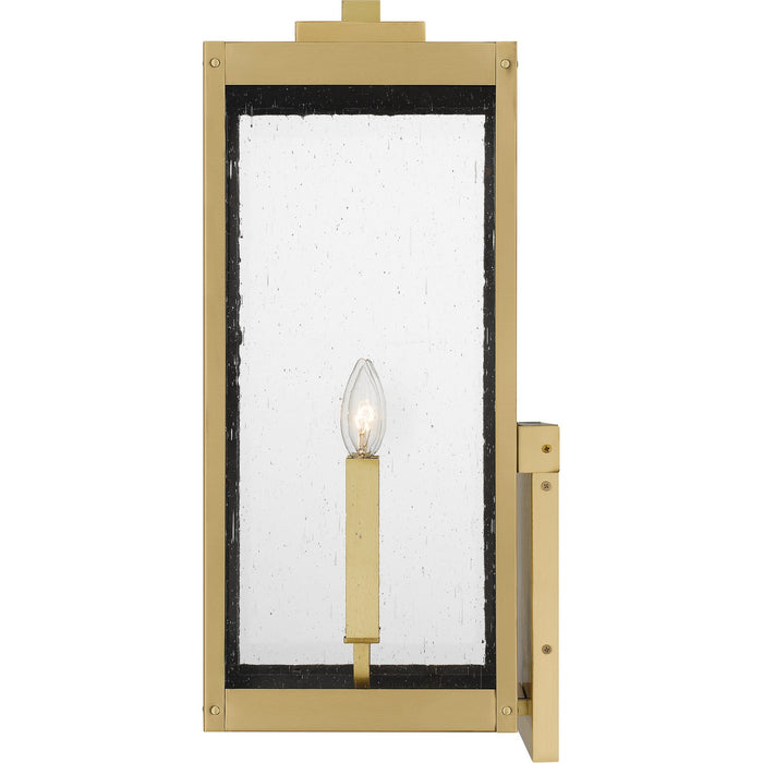 Quoizel WVR8409A Two Light Outdoor Wall Mount, Antique Brass