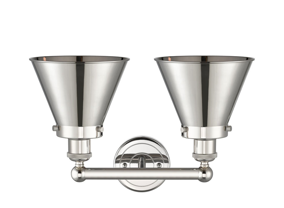 Innovations 616-2W-PN-M13-PN Two Light Bath Vanity, Polished Nickel