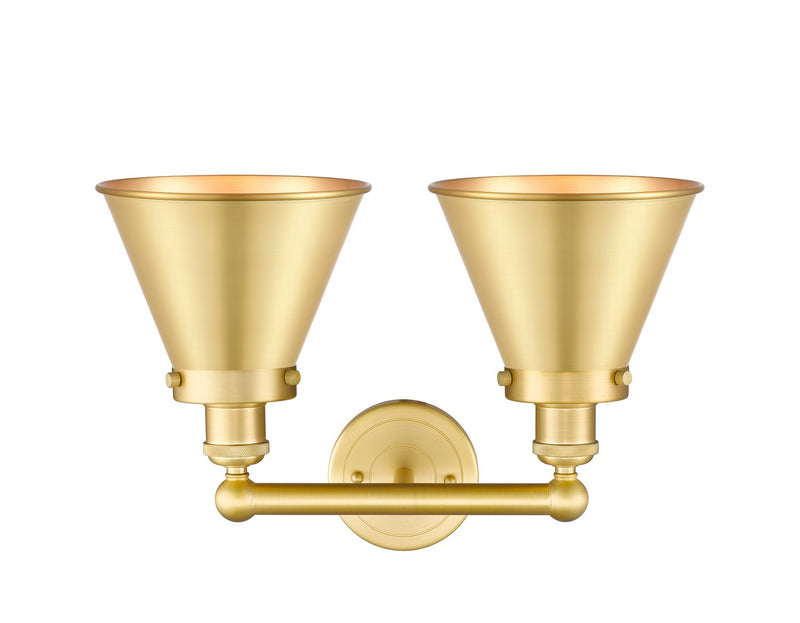 Innovations 616-2W-SG-M13-SG Two Light Bath Vanity, Satin Gold