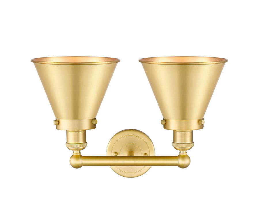 Innovations 616-2W-SG-M13-SG Two Light Bath Vanity, Satin Gold