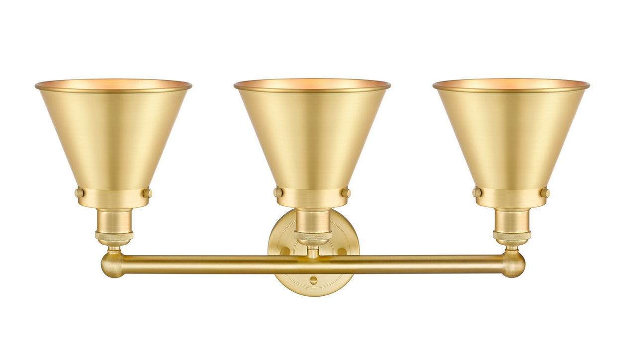 Innovations 616-3W-SG-M13-SG Three Light Bath Vanity, Satin Gold