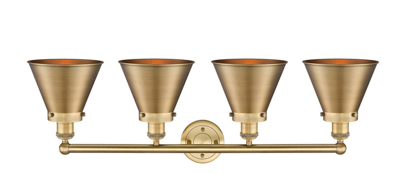 Innovations 616-4W-BB-M13-BB Four Light Bath Vanity, Brushed Brass