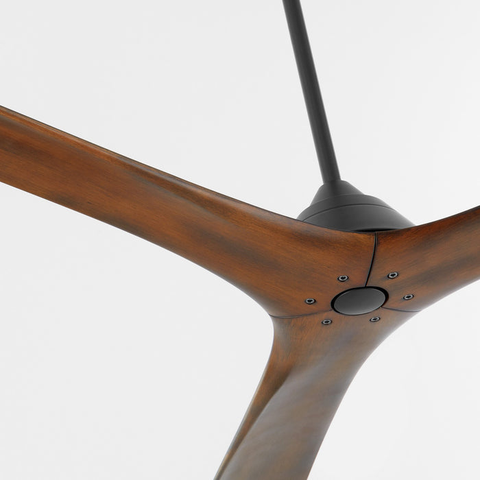 Oxygen 3-121-2115 72" Ceiling Fan, Black / Walnut