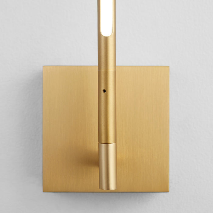 Oxygen 3-403-40 LED Wall Sconce, Aged Brass