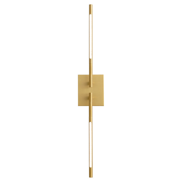 Oxygen 3-404-40 LED Wall Sconce, Aged Brass