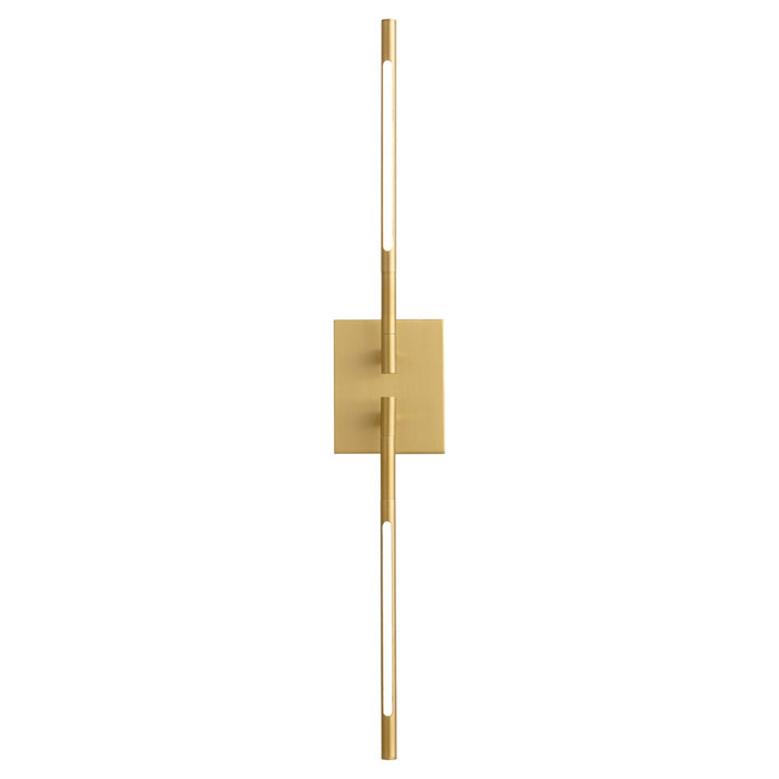 Oxygen 3-404-40 LED Wall Sconce, Aged Brass