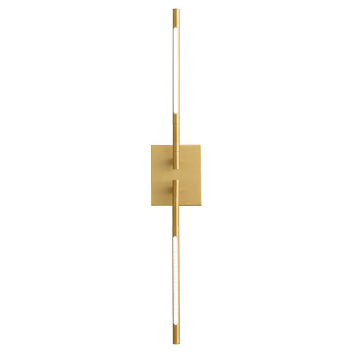 Oxygen 3-404-40 LED Wall Sconce, Aged Brass