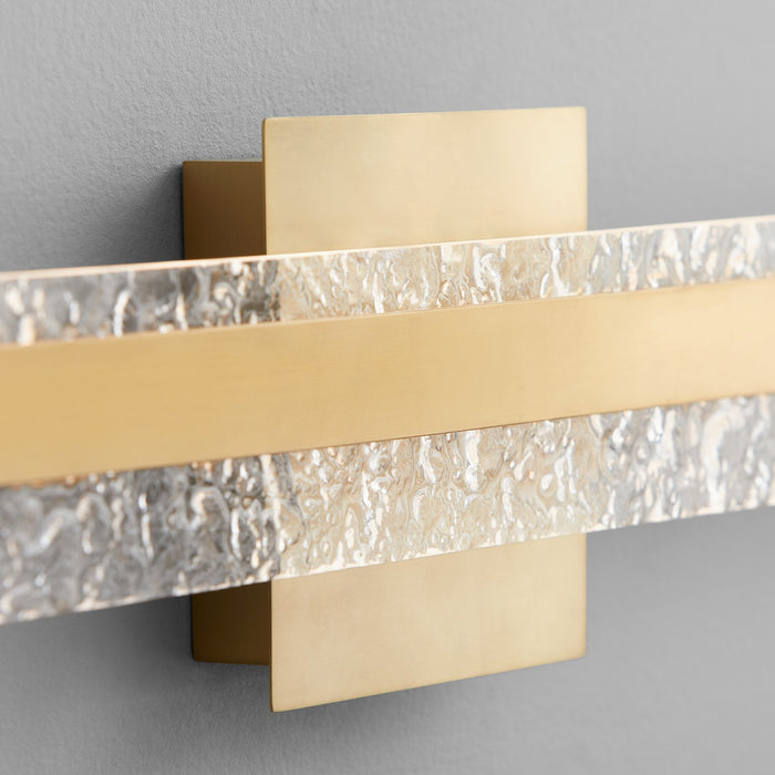 Oxygen 3-5005-40 LED Vanity, Aged Brass
