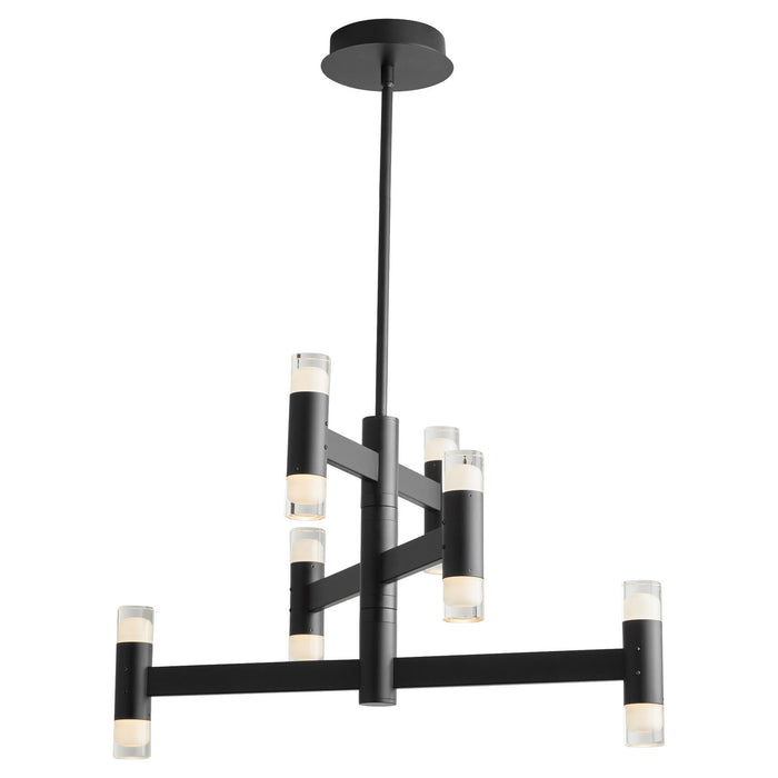 Oxygen 3-6097-15 LED Chandelier, Black