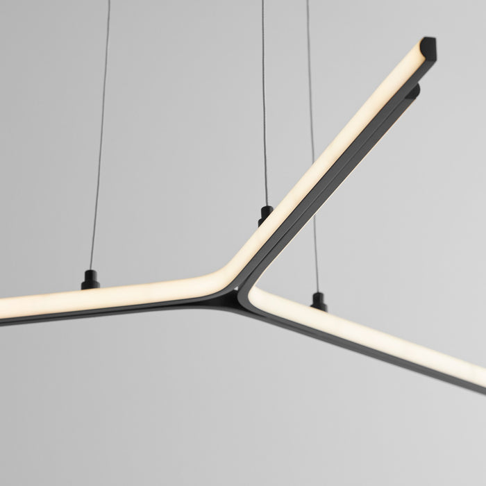 Oxygen 3-688-15 LED Pendant, Black