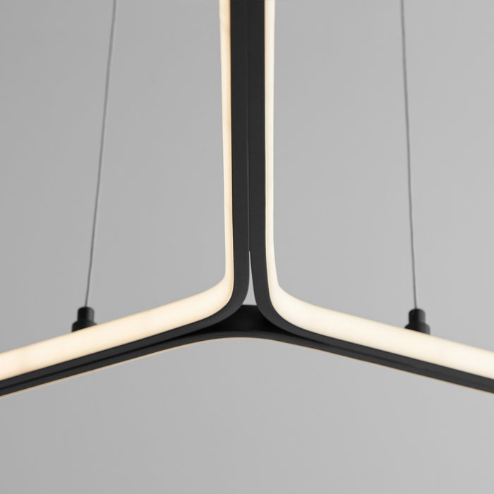 Oxygen 3-688-15 LED Pendant, Black