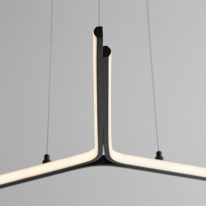 Oxygen 3-688-15 LED Pendant, Black