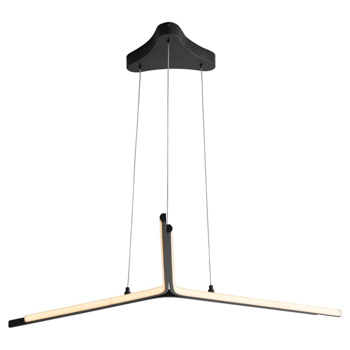 Oxygen 3-688-15 LED Pendant, Black