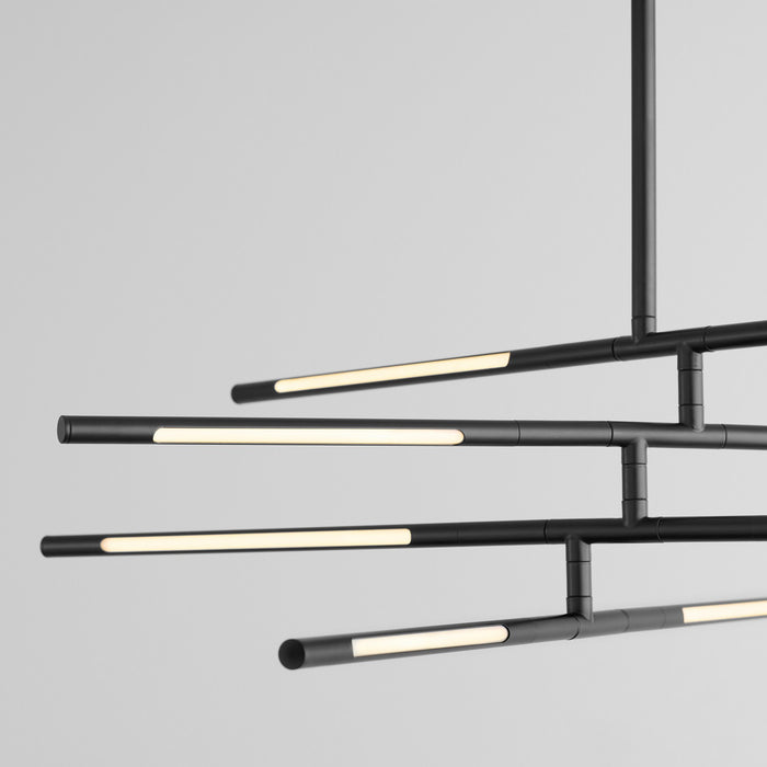 Oxygen 3-804-15 LED Pendant, Black