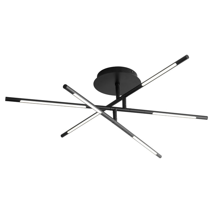 Oxygen 3-805-15 LED Ceiling Mount, Black
