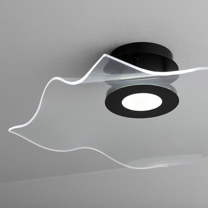 Oxygen 3-807-15 LED Ceiling Mount, Black