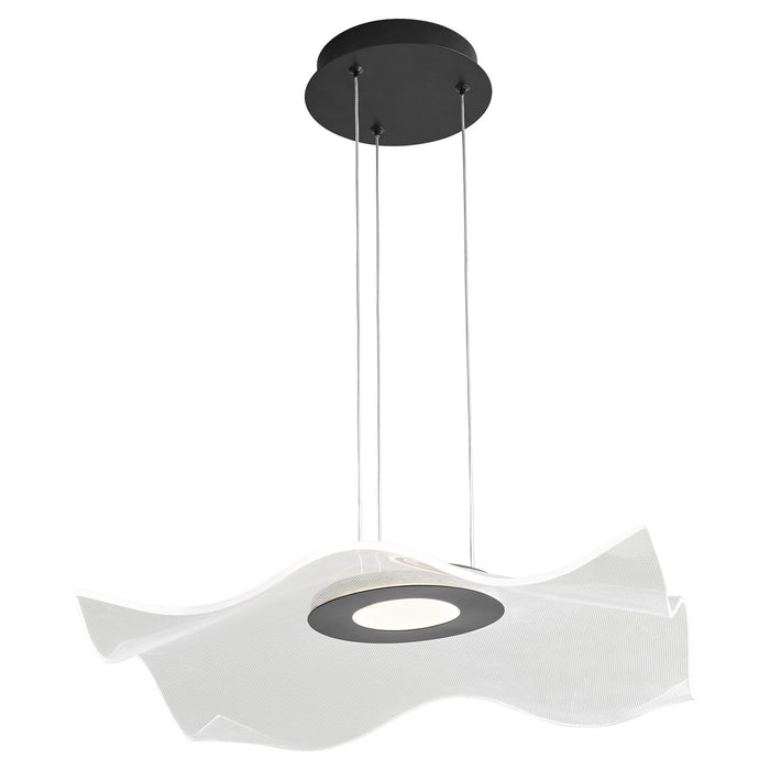 Oxygen 3-808-15 LED Pendant, Black