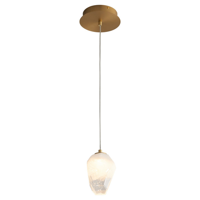 Oxygen 3-809-40 LED Pendant, Aged Brass